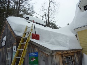 Shoveling off the Sugar House